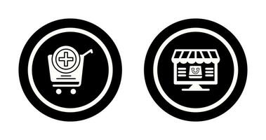 Add to Cart and Online Shopping Icon vector