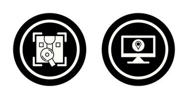 Order Tracking and Location Icon vector