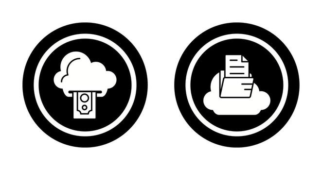Cloud Computing and Cloud  Icon vector