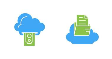 Cloud Computing and Cloud  Icon vector