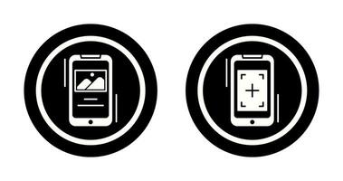 Gallery and Focus Icon vector