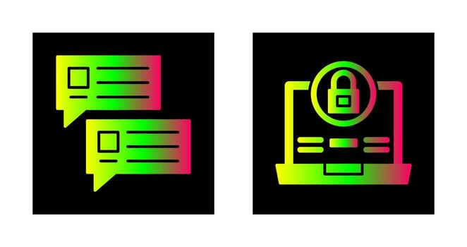 bloquear y proyecto consultante icono vector