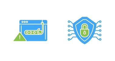 Phishing Password and Security Icon vector