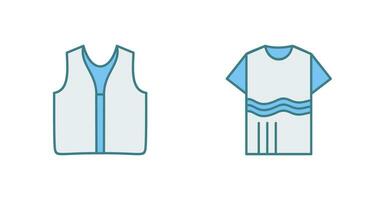 Swimming Vest and Accessory Icon vector