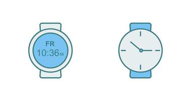 Sports Watch and Wrist Watch Icon vector