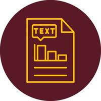 Text Vector Icon