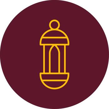 icono de vector de linterna