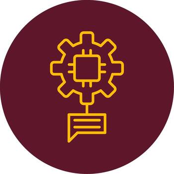 Natural Language Processing Vector Icon
