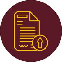 Upload File Vector Icon