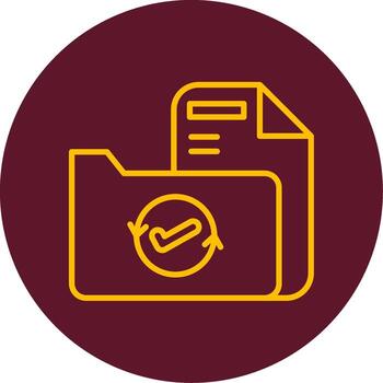 icono de vector de carpeta