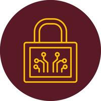 icono de vector de bloqueo