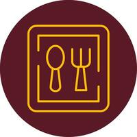 Restaurant Sign Vector Icon