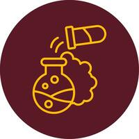Chemical Reaction Vector Icon