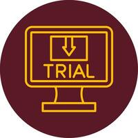 free trial Vector Icon