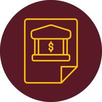 Bank Statement Vector Icon