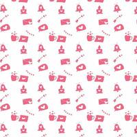 Background with hearts pink valentines day decoration design photo