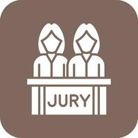 Juror Female Vector Icon