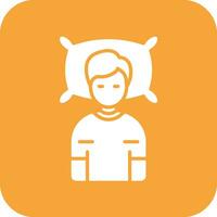 Lying Down Vector Icon