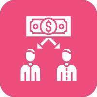 Peer to Peer Lending Vector Icon