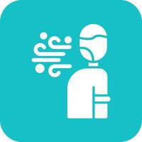 Shortness of Breath Vector Icon