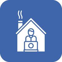 Work From Home Vector Icon