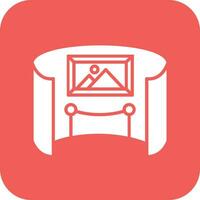 Virtual Museum Tour Vector Icon