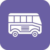 icono de vector de bus