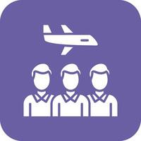 Group Travel Vector Icon