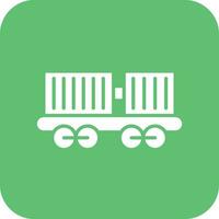 Cargo Train Vector Icon