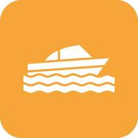 Splash Boat Vector Icon