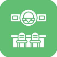 Burger Bar Vector Icon