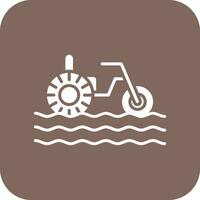 Water Tricycle Vector Icon