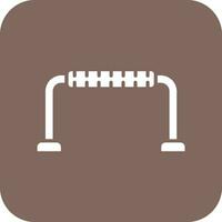 Pushup Stands Vector Icon