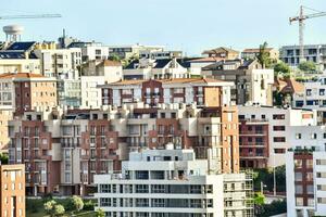 a city with many buildings photo