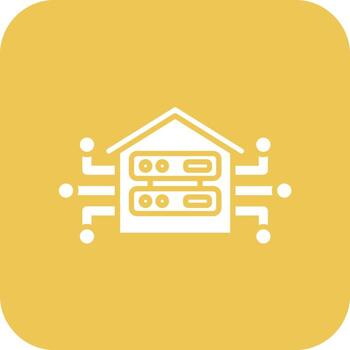 icono de vector de almacén de datos