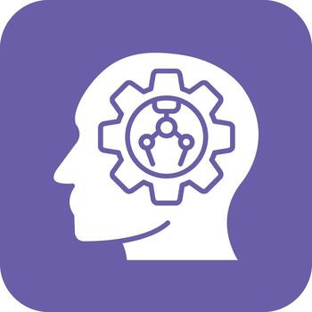 Machine Thinking Vector Icon