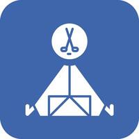 Hockey Camp Vector Icon