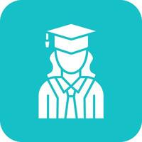 Student Female Vector Icon