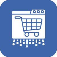 Ecommerce Platform Development Vector Icon