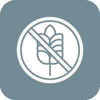 gluten gratis comida vector icono