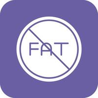 Low Fat Diet Vector Icon