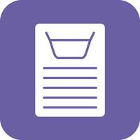 Shopping List Vector Icon