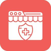 Online Insurance Enrollment Vector Icon