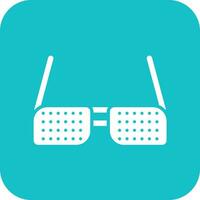 Pinhole Glasses Vector Icon