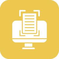 Screen Reader Vector Icon