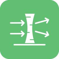 Normal Index Lenses Vector Icon