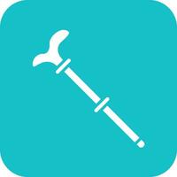 Walking Cane Vector Icon