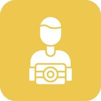 Photographer Male Vector Icon