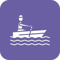 Canoeing Vector Icon