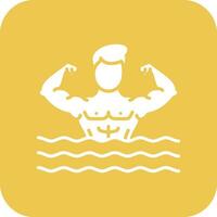 Water Aerobics Vector Icon